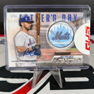 2023 Topps Series 2 Pete Alonso Father's Day Relic Auto Jersey Number Matching #20/25