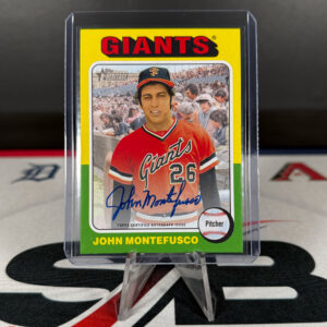 2024 Topps Heritage John Montefusco Real One Auto
