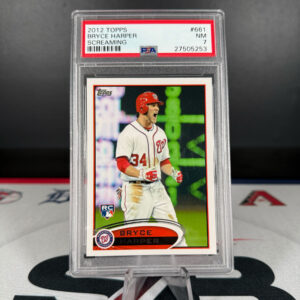 2012 Topps Series 2 Bryce Harper Rookie Card Screaming PSA 7