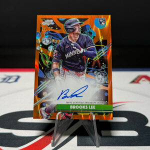 Brooks Lee 2025 Topps Cosmic Chrome Orange Galactic Auto # 9/25